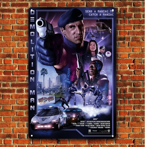 Home Cinema Decor - لافتة معدنية لديكور الحائط من فيلم