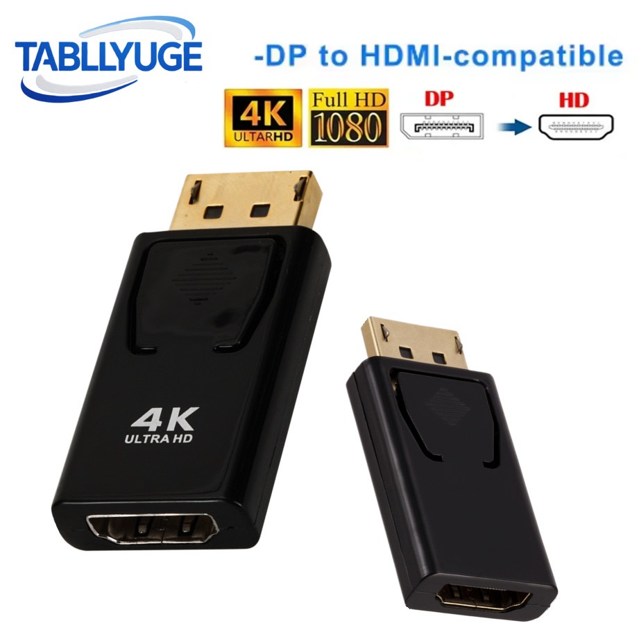 Home Cinema Projector 4K - DisplayPort إلى HDMI محول متوافق 4K/1080P
