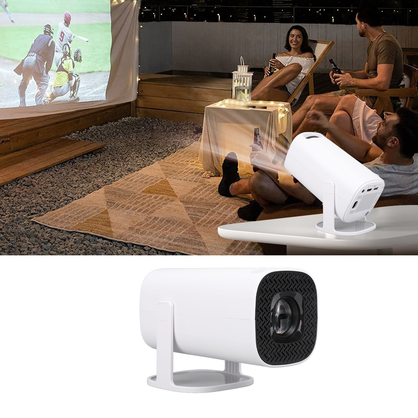 Home Cinema Led Projector - جهاز عرض LED بدقة 4K طراز