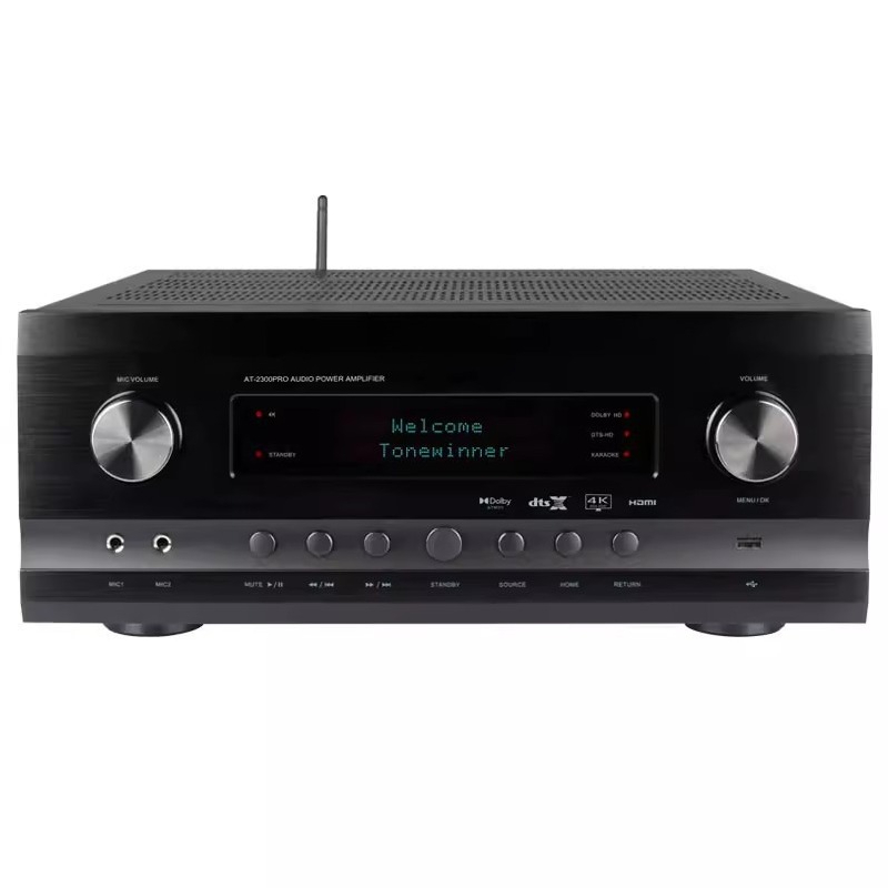 Home Cinema Atmos - مضخم صوت مدمج AT-2300PRO 5.3.2 للسينما