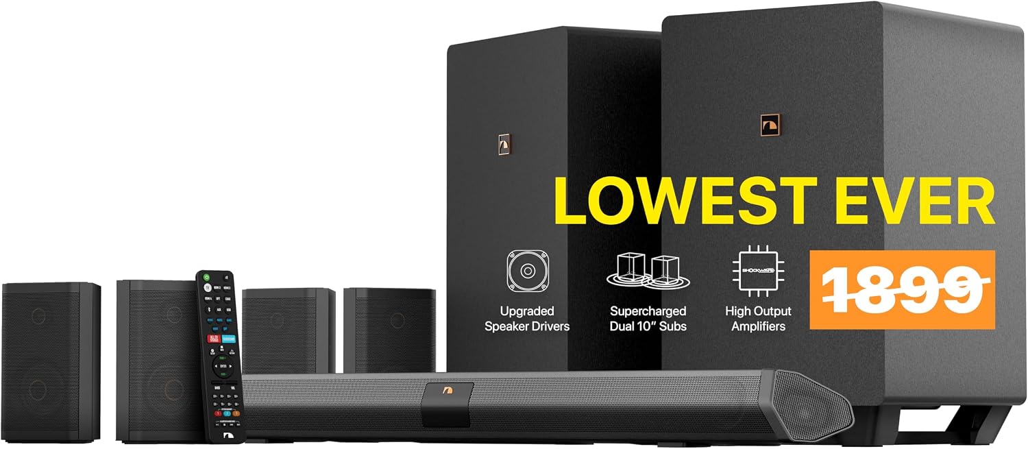 Home Cinema Atmos - نظام ساوند بار شوك ويف 9.2.4