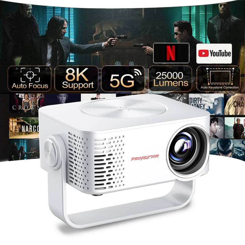 Home Cinema Focal - جهاز عرض ZNLYRION صغير بشاشة LCD