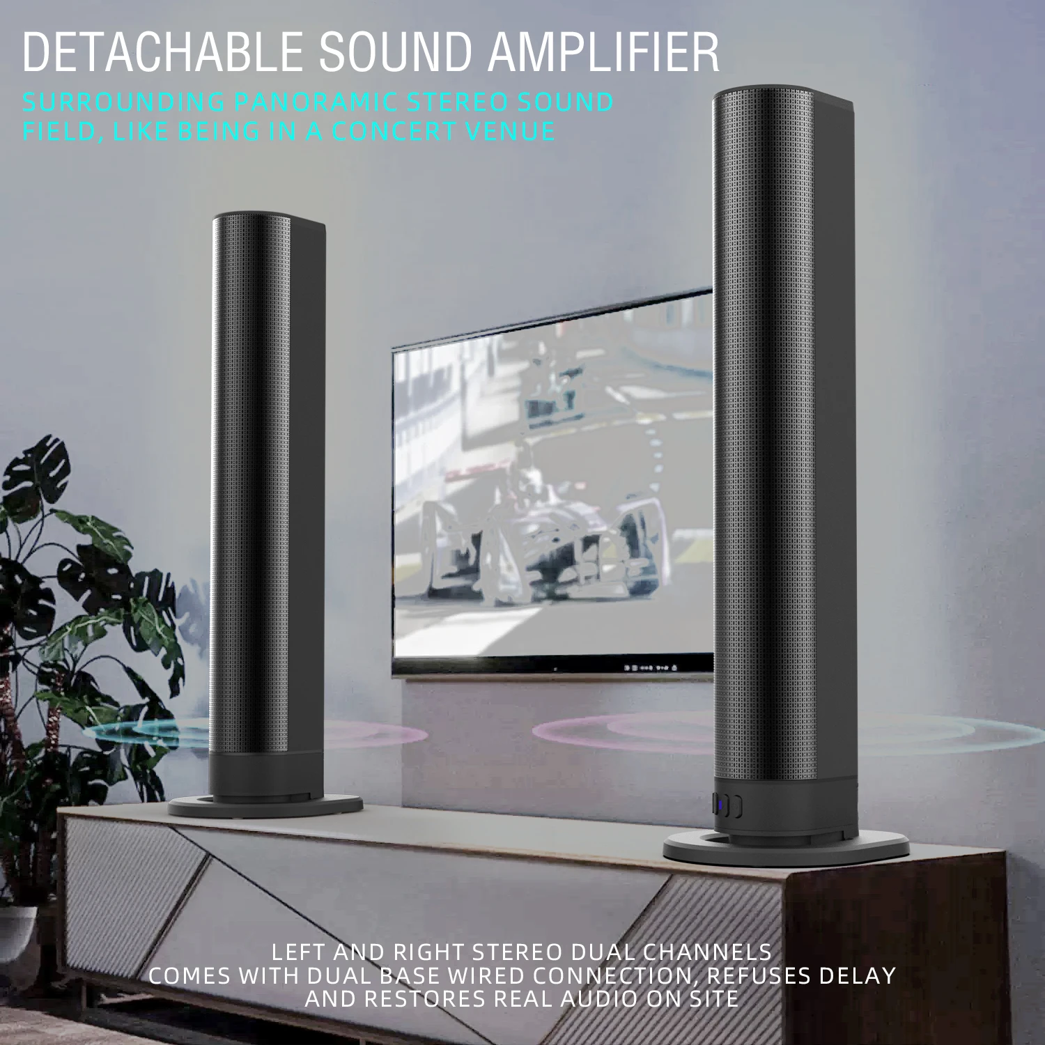 Home Cinema Focal - FM Soundbar TV مكبرات صوت بخاصية