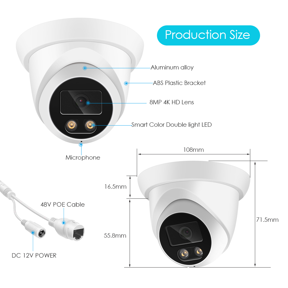 كاميرا IP 4K 8MP صوت خارجي POE - مراجعة Home Cinema Sony وسعره