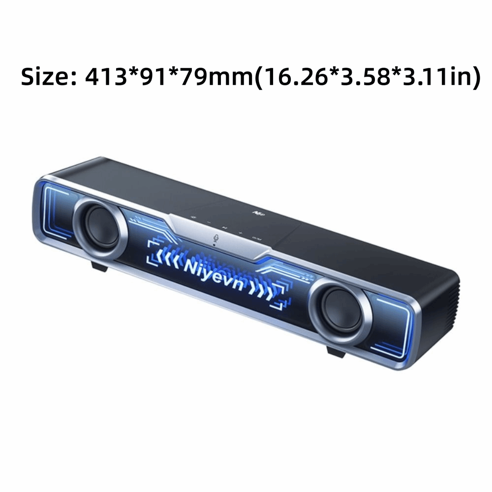 مكبر صوت للكمبيوتر المكتبي يعم - مراجعة Soundbar Bluetooth Home وسعره