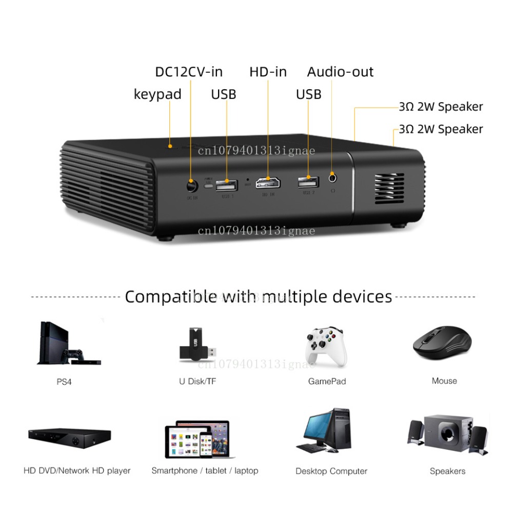 جهاز عرض U30 الأعلى مبيعًا ثلا - مراجعة Home Cinema Projector 4K وسعره