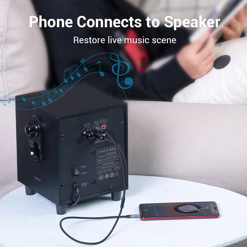 Vention كابل RCA 1.5 متر 2 متر - مراجعة Genius Home Cinema وسعره