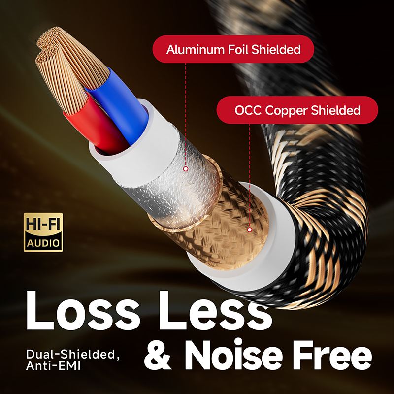 TODN كابل RCA HiFi ستيريو 3.5  - مراجعة Genius Home Cinema وسعره