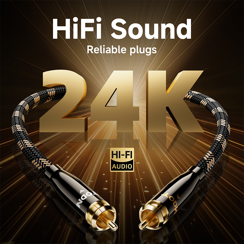 TODN كابل RCA HiFi ستيريو 3.5  - مراجعة Genius Home Cinema وسعره