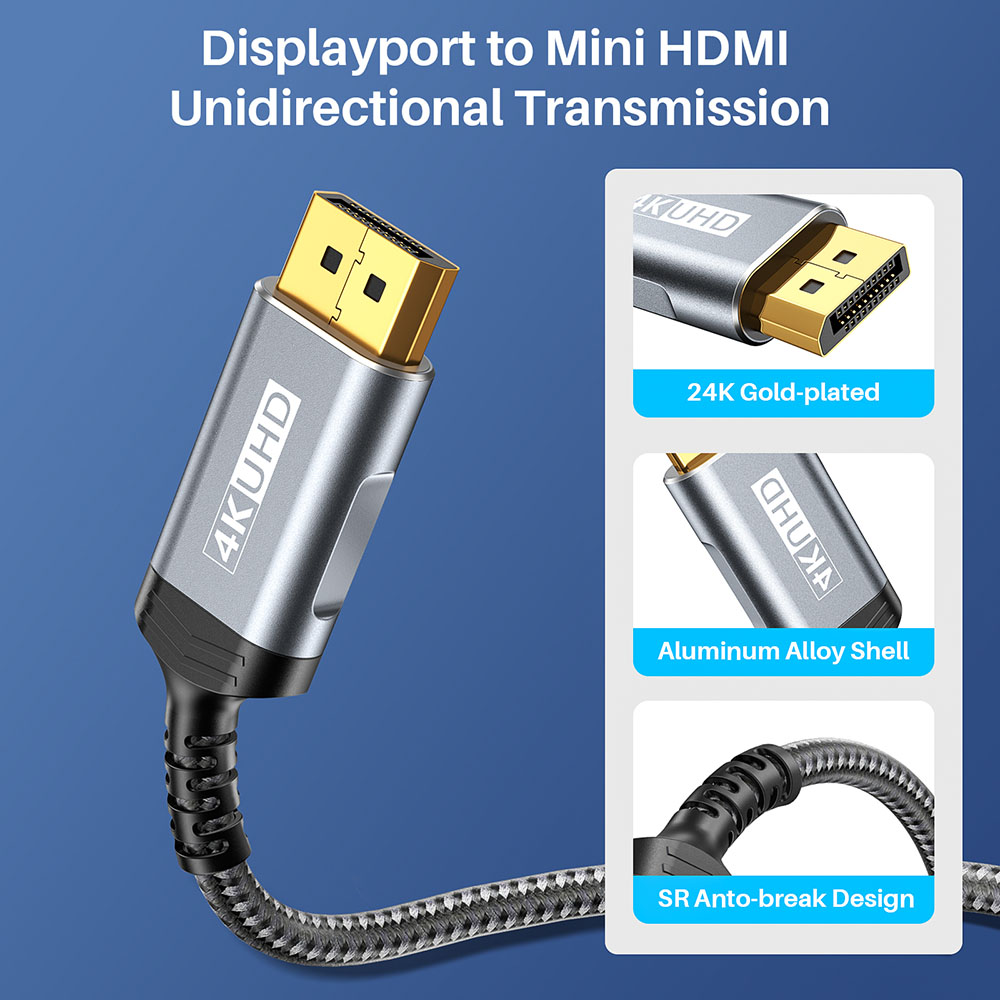 كابل DisplayPort إلى Mini HDMI - مراجعة Home Cinema Projector 4K وسعره