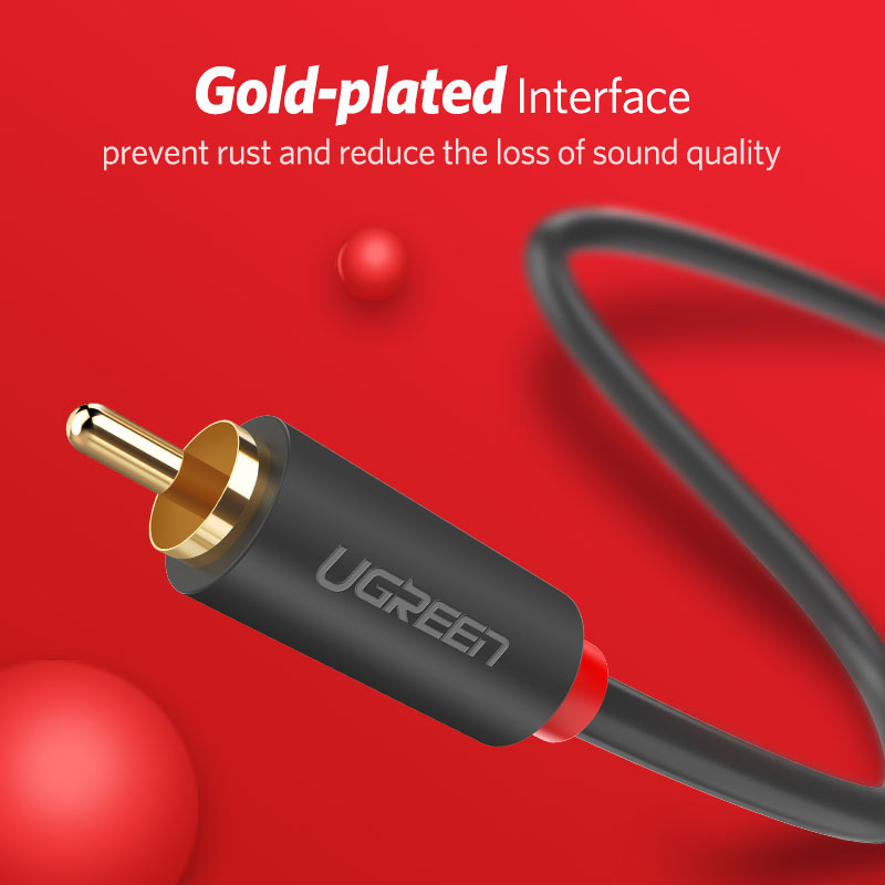 UGREEN 2RCA إلى 2 RCA الذكور إ - مراجعة Genius Home Cinema وسعره