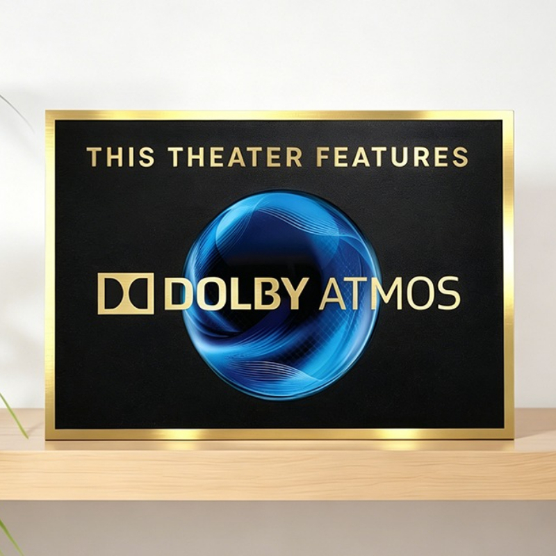 لافتة مسرح منزلي بتقنية دولبي  - مراجعة Home Cinema Atmos وسعره
