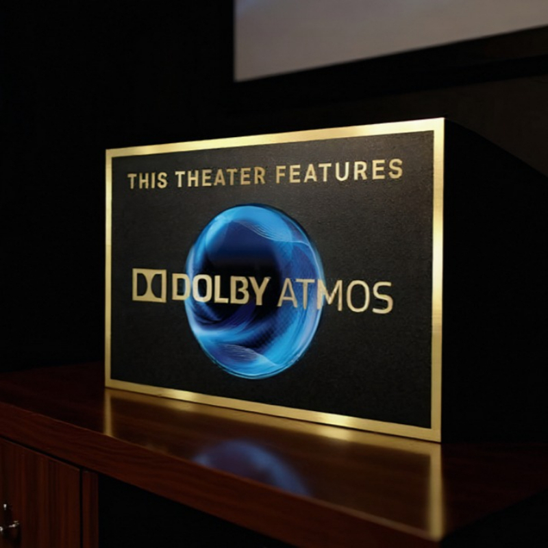 لافتة مسرح منزلي بتقنية دولبي  - مراجعة Home Cinema Atmos وسعره