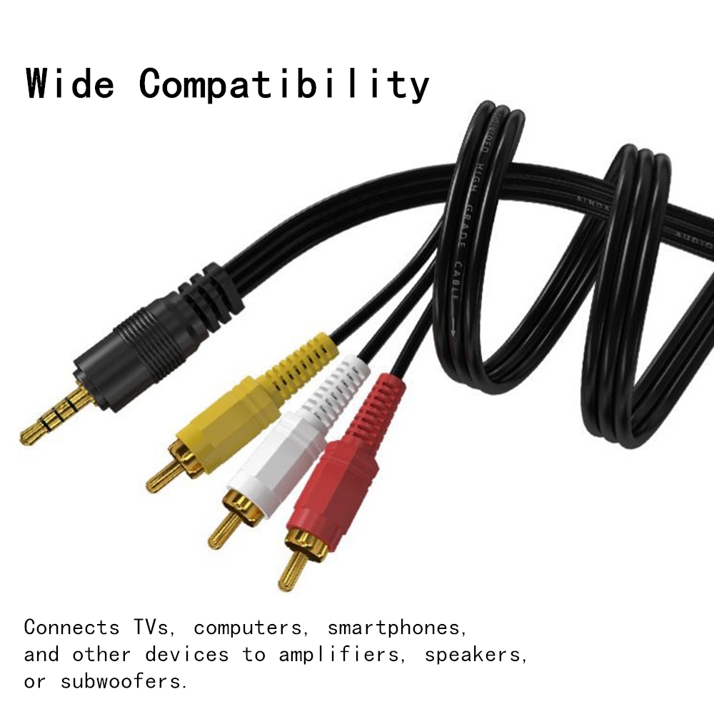3.5 مللي متر إلى 3 RCA كابل ال - مراجعة Genius Home Cinema وسعره