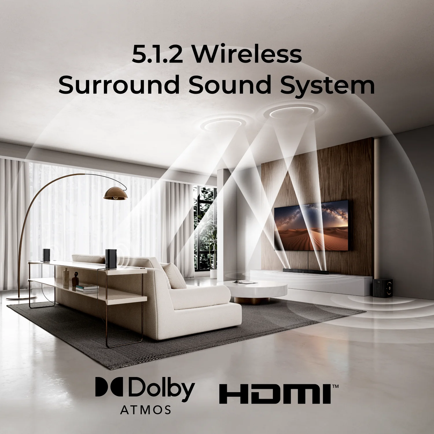 X40 5.1.2ch نظام الصوت المحيطي - مراجعة Home Cinema Atmos وسعره