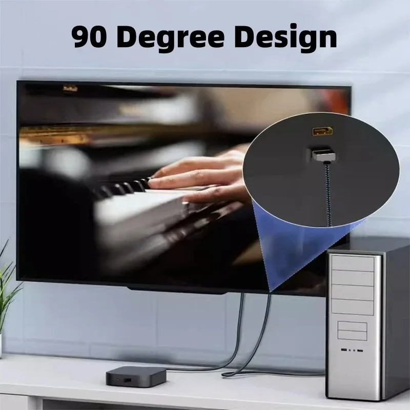 كابل DP 4K 90 درجة لأعلى/أسفل/ - مراجعة Home Cinema Projector 4K وسعره